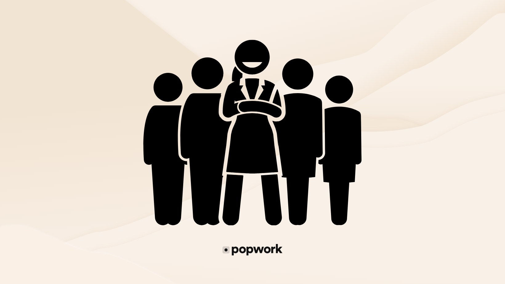 Woman manager and her team - Popwork
