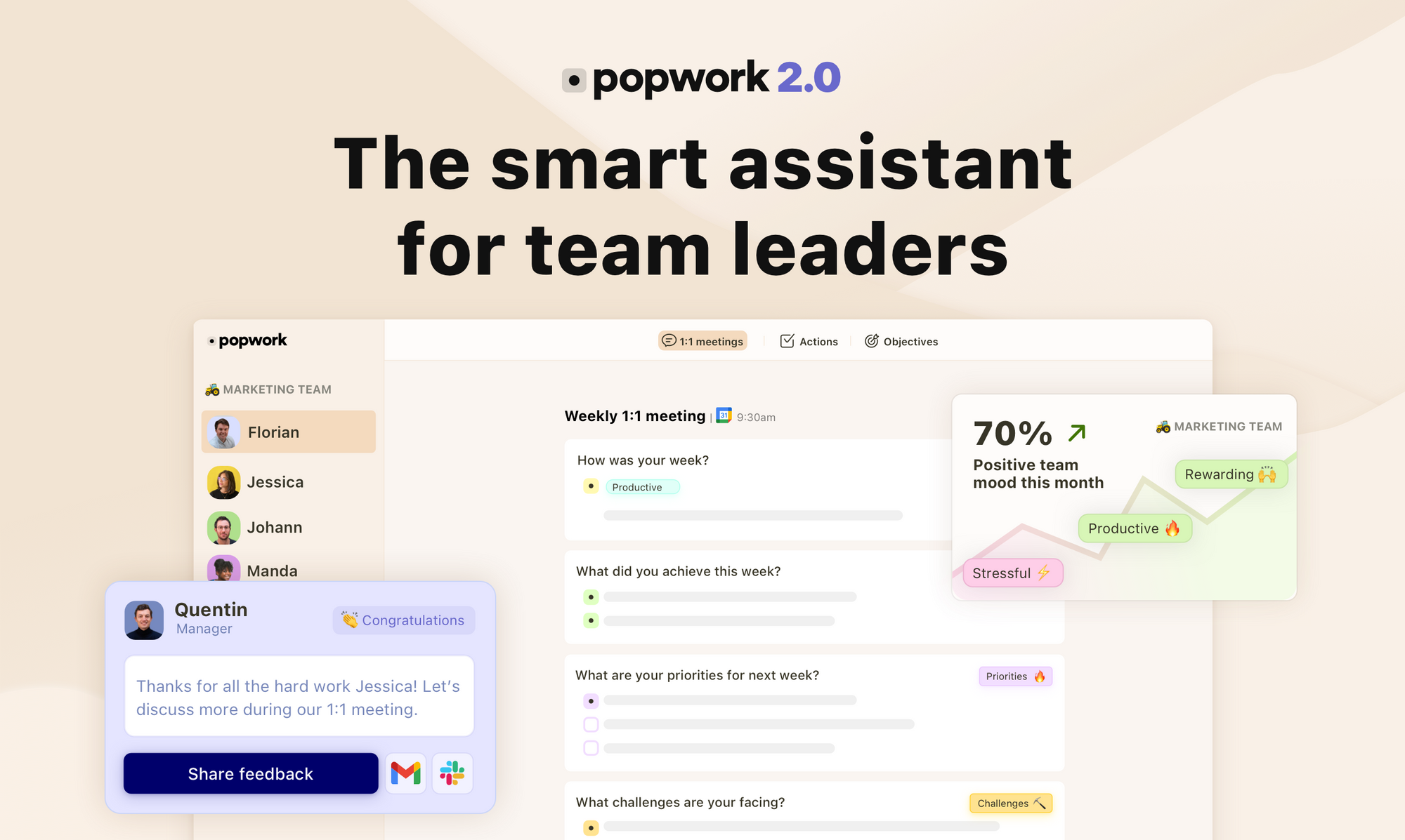 The smart assistant of managers - Popwork